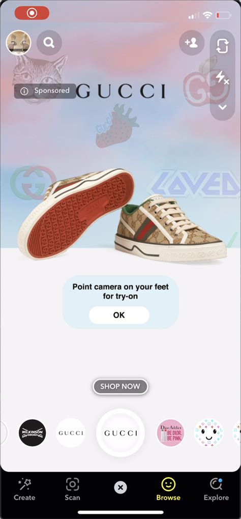 gucci snapchat ads.